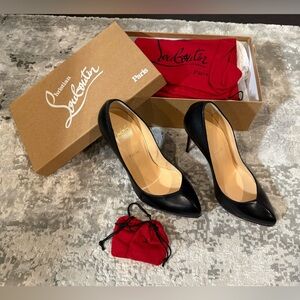 Christian Louboutin Breche 100 Nappa Shiny Black